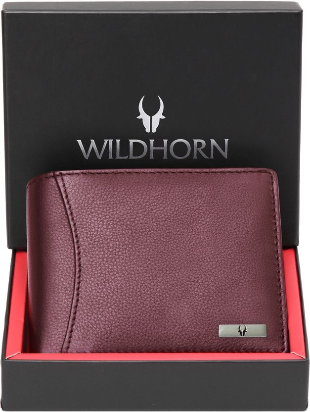WILDHORN Men Blue Leather Wallet 9 Card Slots - Image 7
