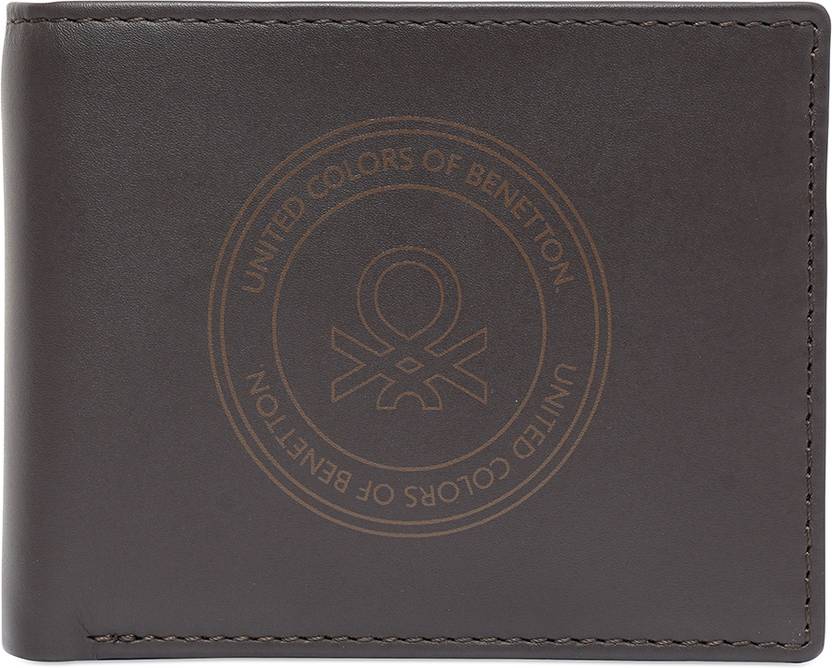 United Colors of Benetton Men Brown Genuine Leather Wallet