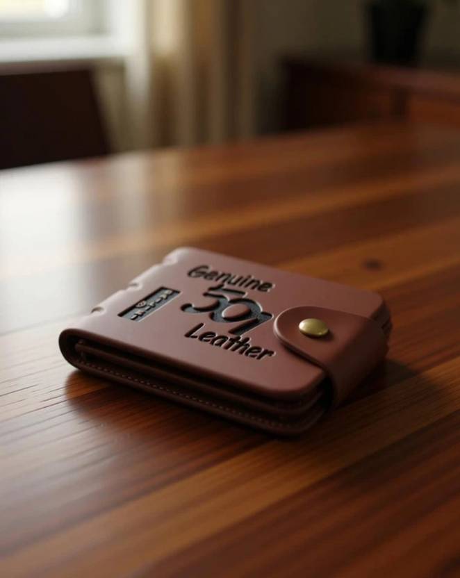 NRENTERPRISES Men Evening/Party, Casual, Travel, Trendy, Formal Brown Artificial Leather RFID Wallet