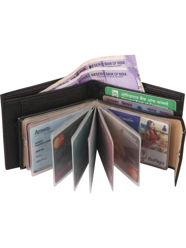 METRONAUT Men Casual Black Artificial Leather Wallet