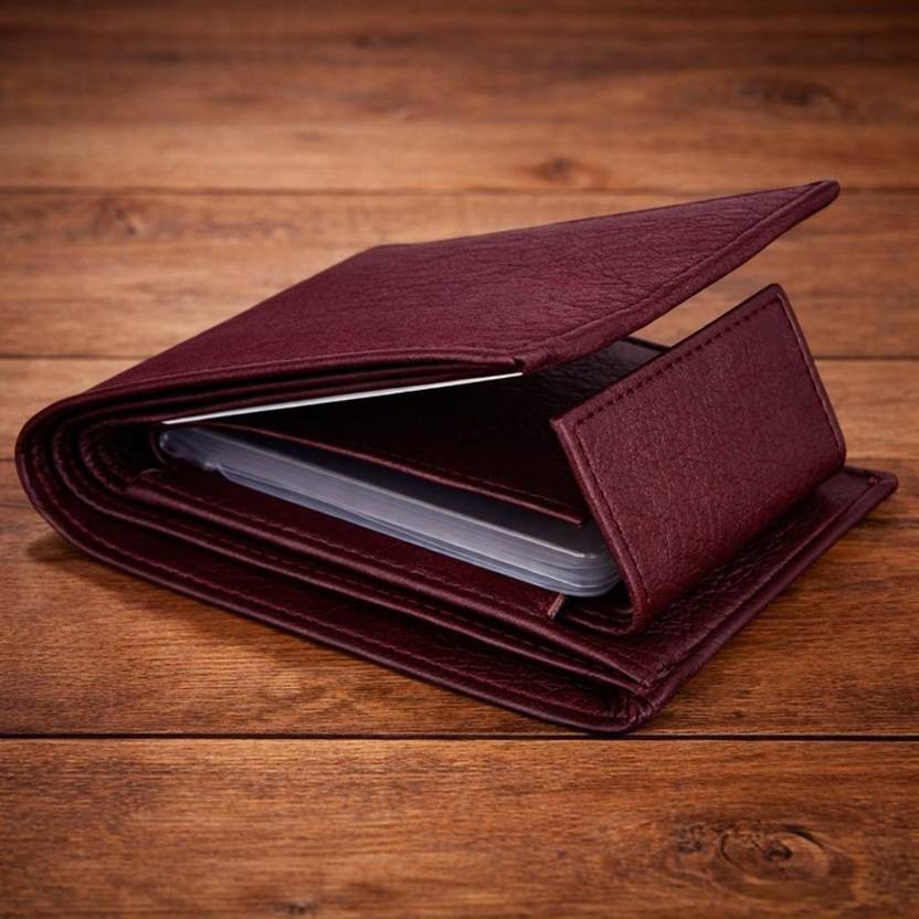 Micron Men & Women Casual, Ethnic, Formal, Trendy Brown Artificial Leather RFID  Wallet