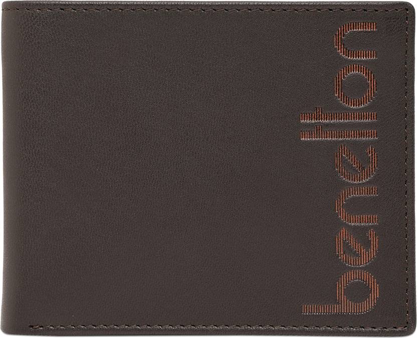United Colors of Benetton Men Casual, Formal Brown Genuine Leather Wallet