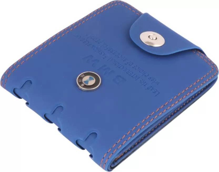 SUPERFASHION Men Casual, Formal Blue Artificial Leather Wallet