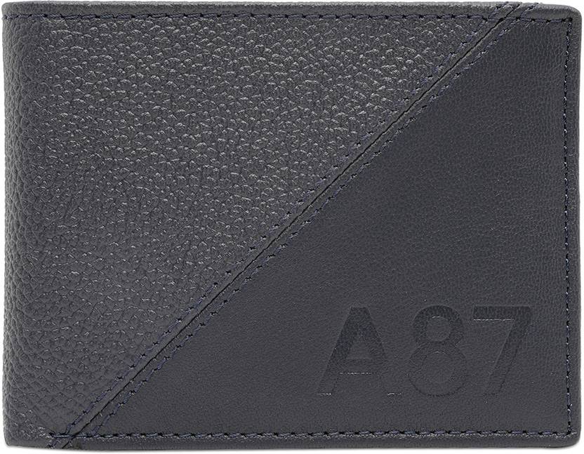 AEROPOSTALE Men Casual Blue Genuine Leather Wallet