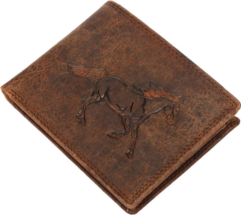 Sassora Men Casual, Ethnic, Travel, Trendy, Formal, Evening/Party Brown Genuine Leather Wallet