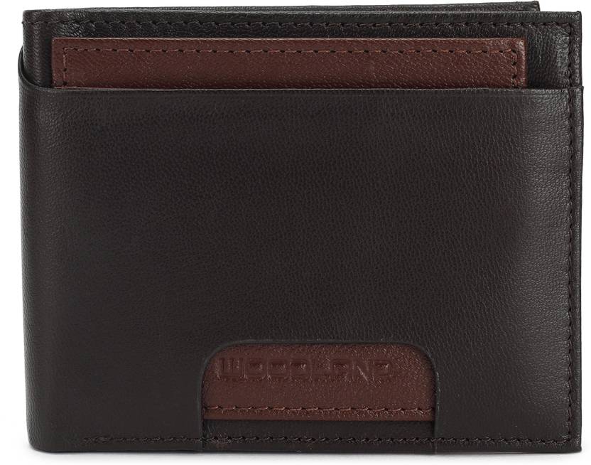 WOODLAND Men Casual Brown Genuine Leather Wallet BROWN/TAN Price in