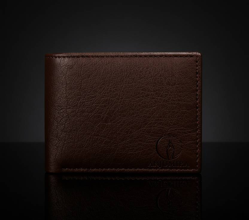 ANJUMIRA Men Casual, Trendy, Formal, Travel Brown Artificial Leather Wallet