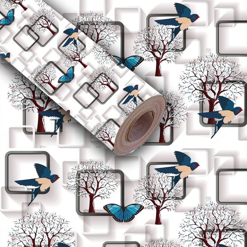 BPDESIGNSOLUTION 244 cm x 41 cm Waterproof Decorative Vinyl Wallpaper