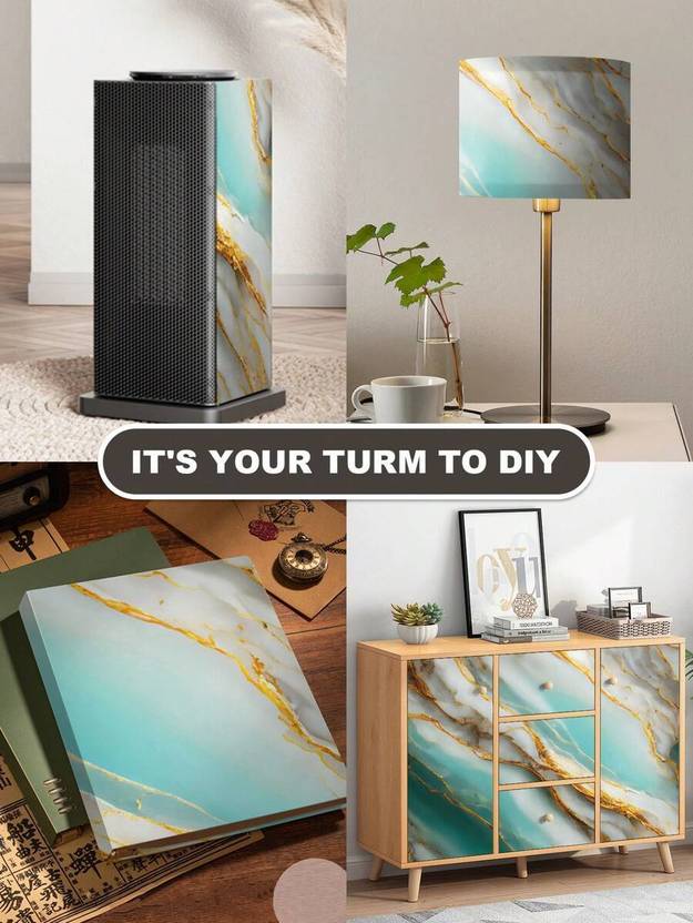 ABINKO 200 cm x 60 cm Waterproof Decorative Vinyl Wallpaper