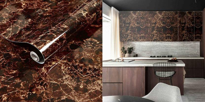 ANUSHKA ENTERPRISE 222 cm Floor to Ceiling Chic: Waterproof Floor Wallpaper for Stylish Flooring Self Adhesive Sticker