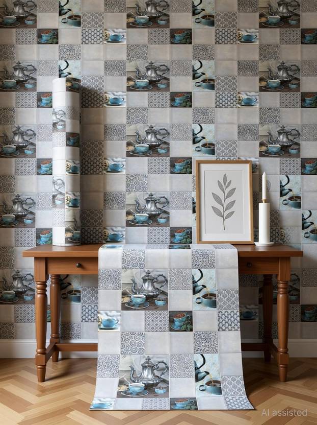 Bnezz 200 cm x 40 cm Waterproof Decorative Vinyl Wallpaper