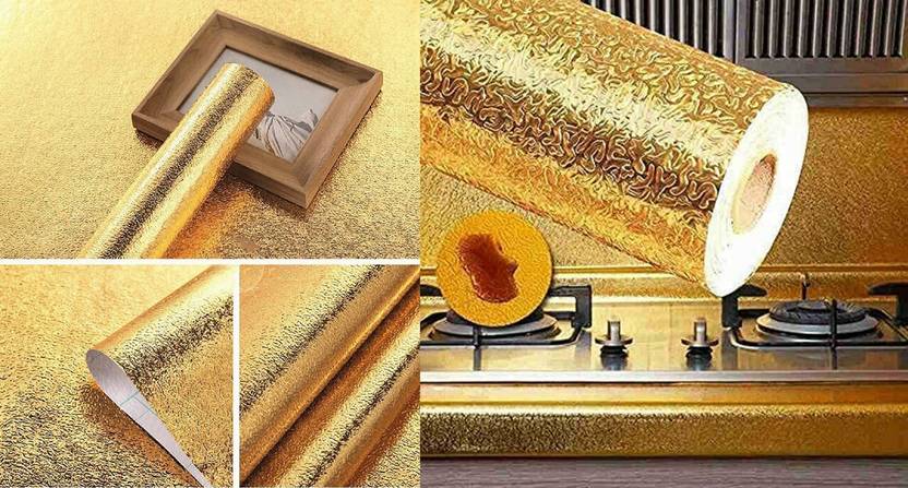 ANUSHKA ENTERPRISE 200 cm PVC Perfect: Durable and Stylish PVC Wallpaper for Modern Living Self Adhesive Sticker