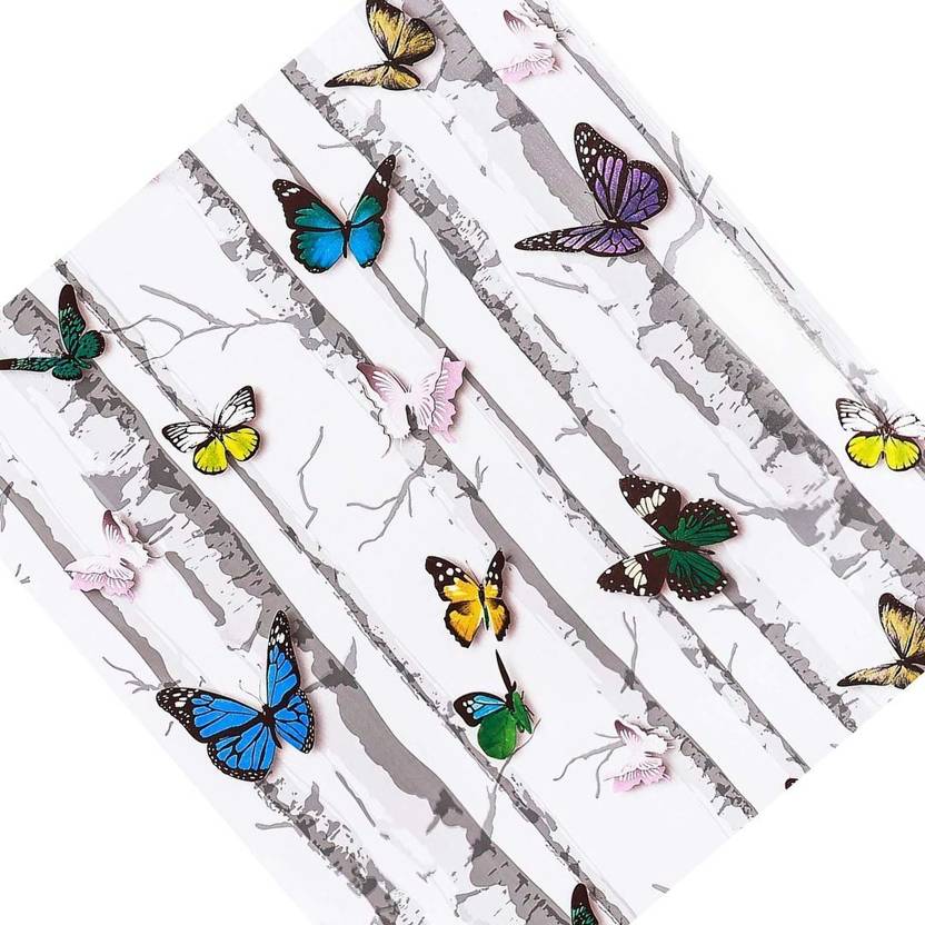 Assbri 45 cm x 200 cm Waterproof Abstract PVC Wallpaper