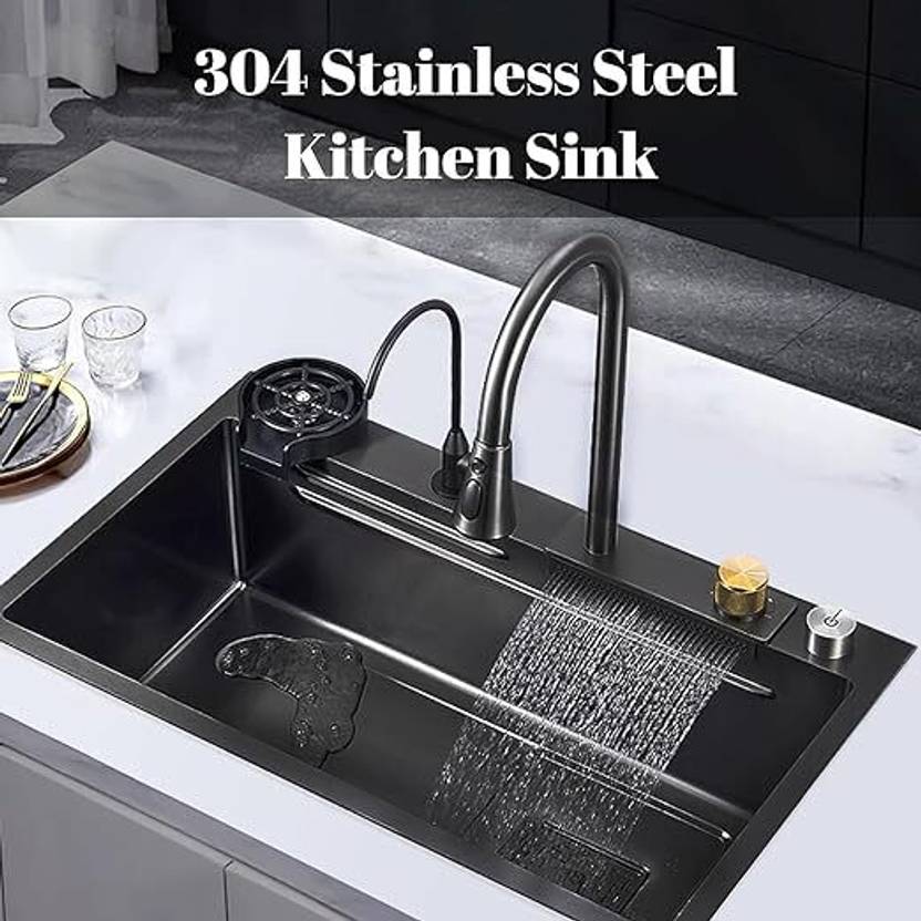 kapiraj by SeBURRY 30x18x9 Inch Kitchen Sink Multifunction Solution