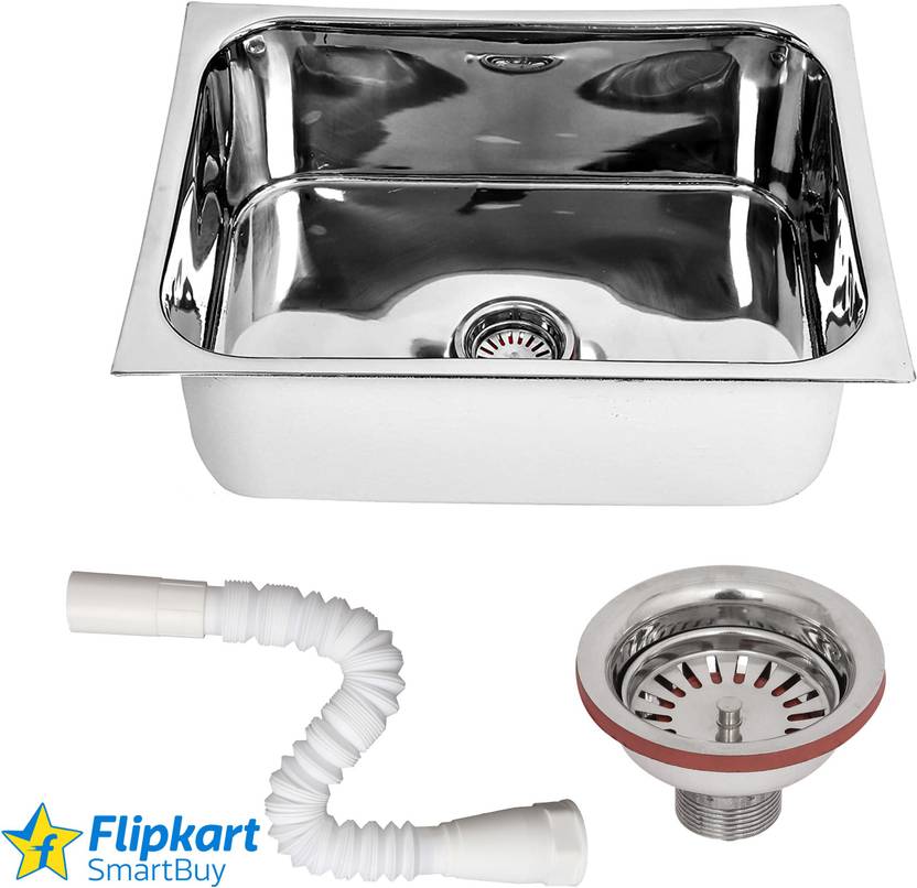 Flipkart SmartBuy 24X18X9 Inches Glossy Finish Stainless Steel Sink