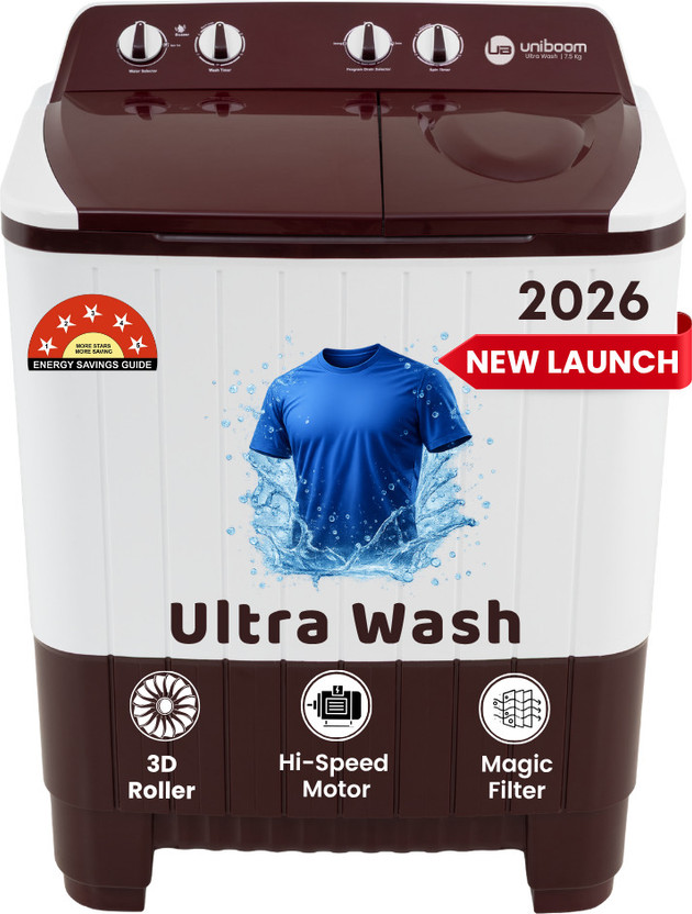 Uniboom 7 5 Kg Ultra Wash Jet Dryer Portable Wheels Buzzer Sleek