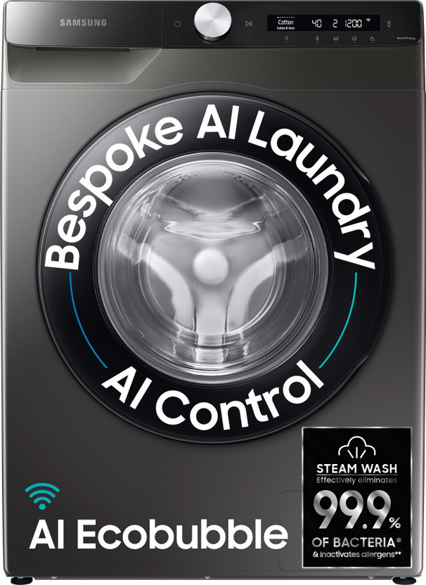 Samsung 8 Kg 5 Star Ai Control Eco Bubble Wi Fi Fully Automatic