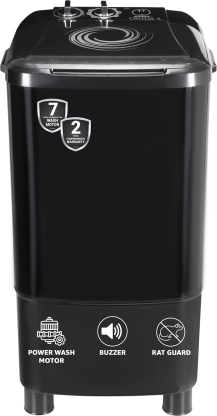ONIDA 9 kg Washer only Black