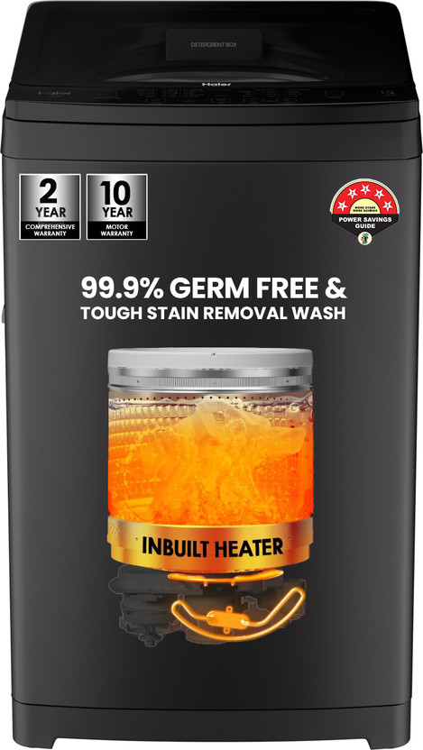 Haier 8 Kg Oceanus Wave Drum 15 Min Quick Wash Fully Automatic