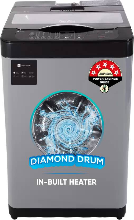 realme TechLife 8 kg 5 Star Rating Fully Automatic Top Load Washing Machine with Inbuilt Heater