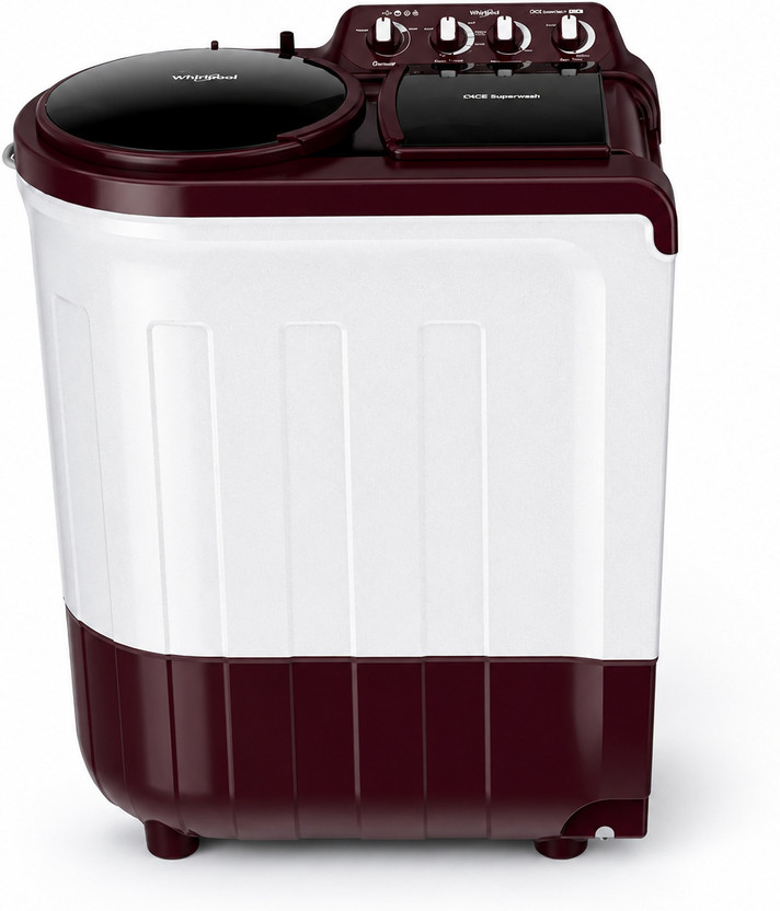 Whirlpool 7.5 kg Semi Automatic Top Load Washing Machine Maroon
