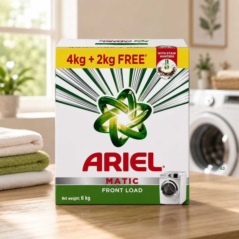 Ariel BrightLuxe Clean Detergent Powder (Fresh & Long Lasting