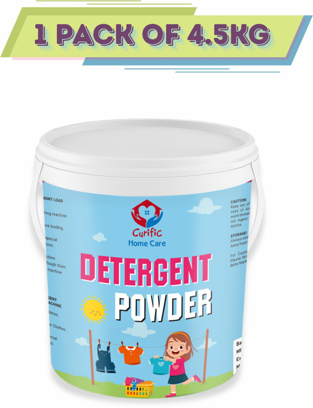 CURIFIC Pure Fresh Detergent Powder 4.5 kg Long Lastingg