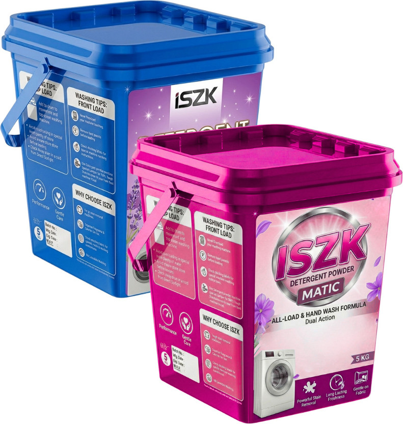 ISZK Detergent Powder 10kg Fresh Guard Premium Laundry Powder