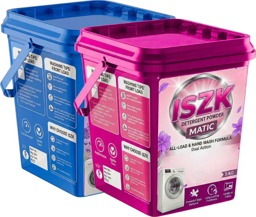 ISZK Detergent Powder 10kg Crystal Shine Premium Detergent