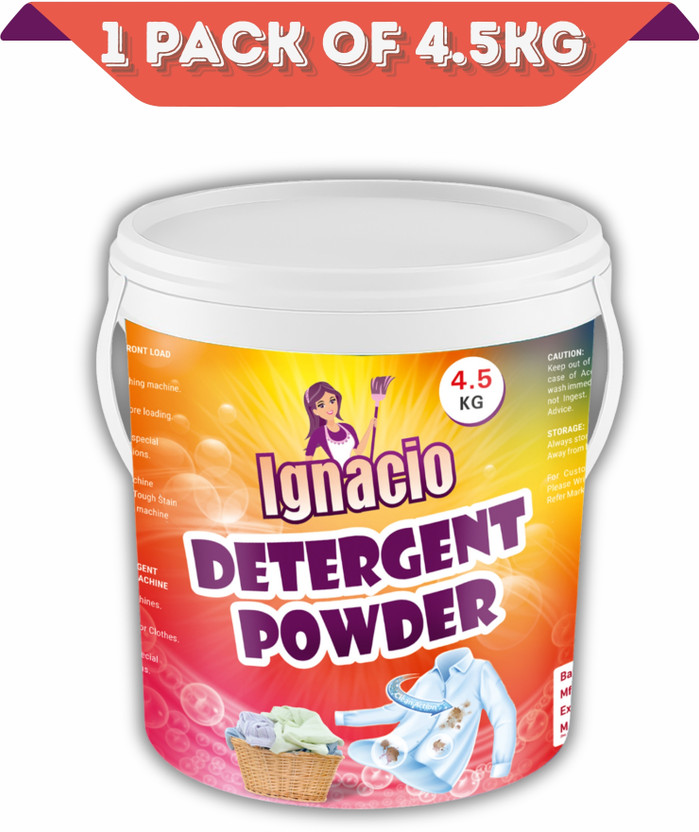 IGNACIO Bright Guard Laundry Detergent Powder 4.5 kg Tough Dirt