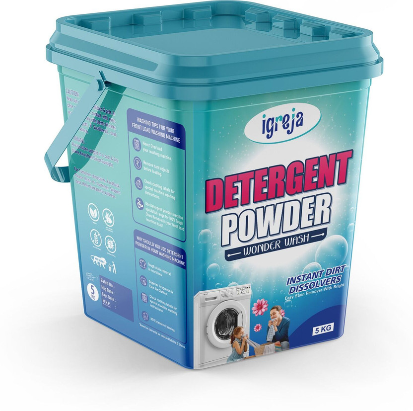 IGREJA Bright Like New Front/Top Load Wonder Wash Blue Detergent