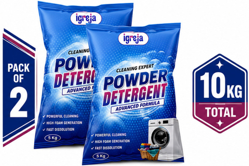 IGREJA Cleaning Expert Detergent Powder 10 kg for Machine &