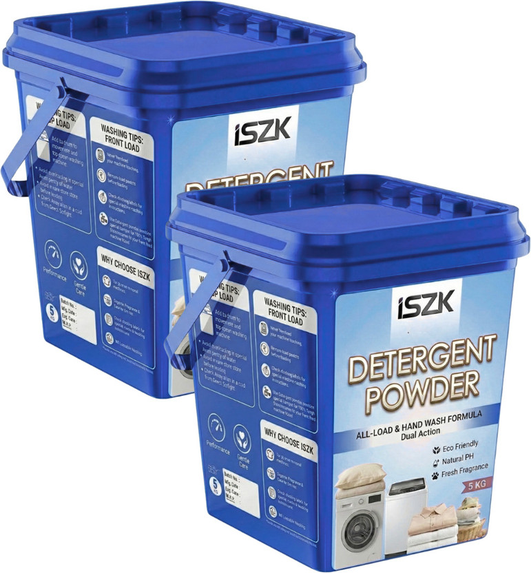 ISZK Detergent Powder 10kg Crystal Care Advanced Laundry