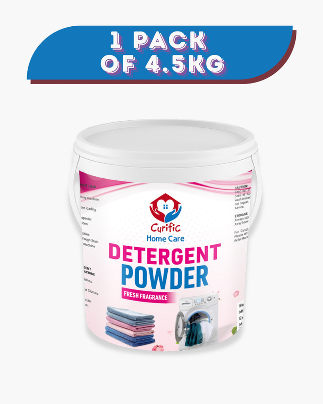 CURIFIC Power Foam Detergent Powder 4.5 kg Deep Cleans Formula
