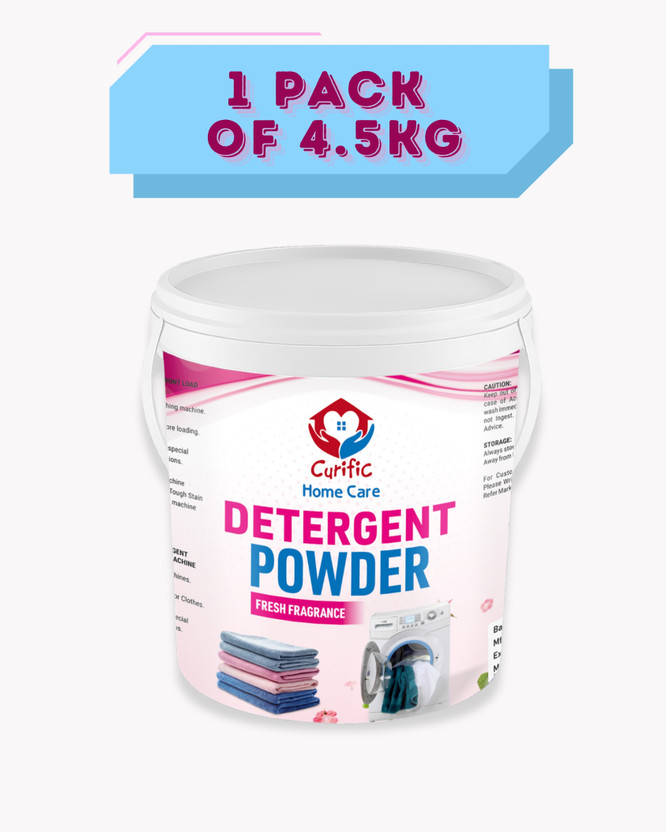 CURIFIC Ultra Clean Laundry Detergent Powder 4.5 kgs Fresh