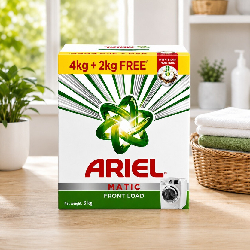 Ariel Fresh Boost Laundry Care Formula Detergent Powder (Fresh &