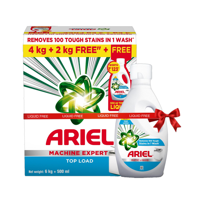 Ariel Matic Top Load Detergent Powder 6 kg - Image 1
