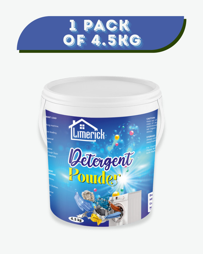 LIMERICK Pro Bright Detergent Powder 4.5 kg Powerful Fabric Wash