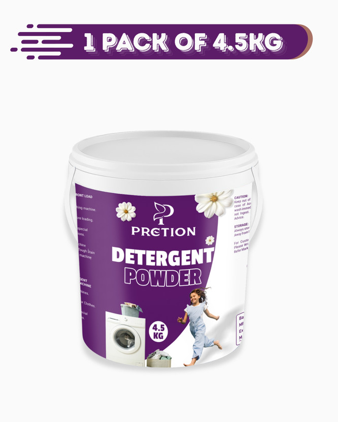PRETION Prime Clean Detergent Powder 4.5 kg Deep Fabric Care