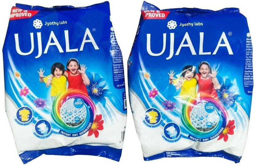Ujala detergent powder with instant dirt dissolvers pack of 2