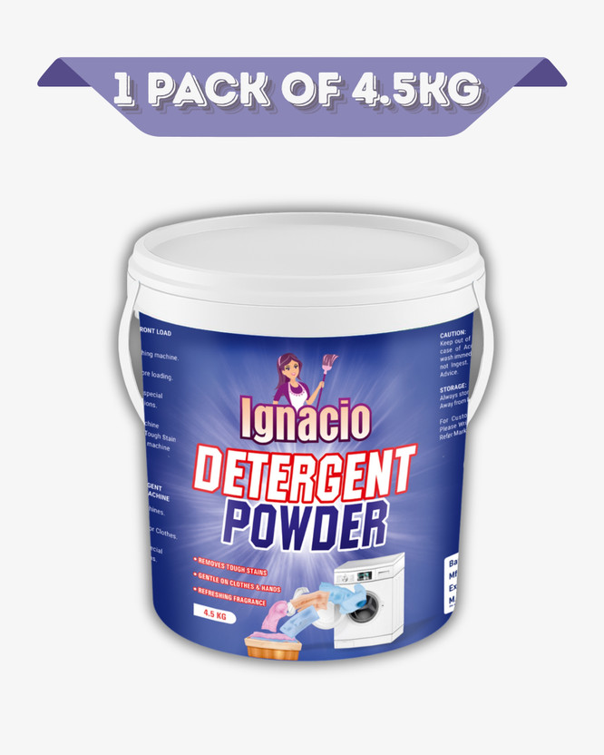 IGNACIO Clean Force Detergent Powder 4.5 kg Advanced Dirt