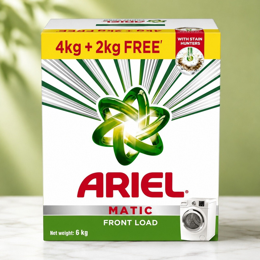 Ariel CrystalWave Laundry Cleaner Detergent Powder (Fresh & Long