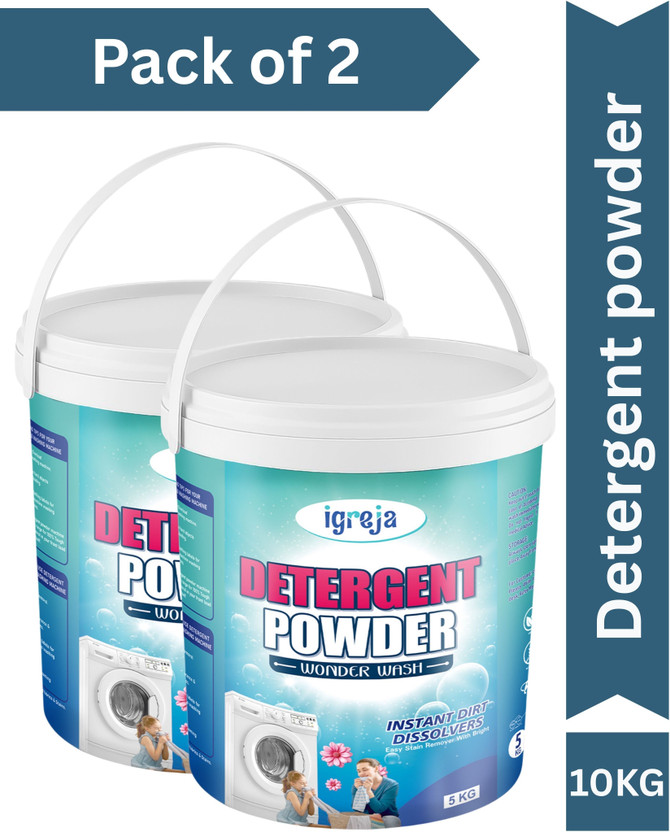 IGREJA Wonder-Wash 10kg Detergent Powder Quick Dissolve Formul