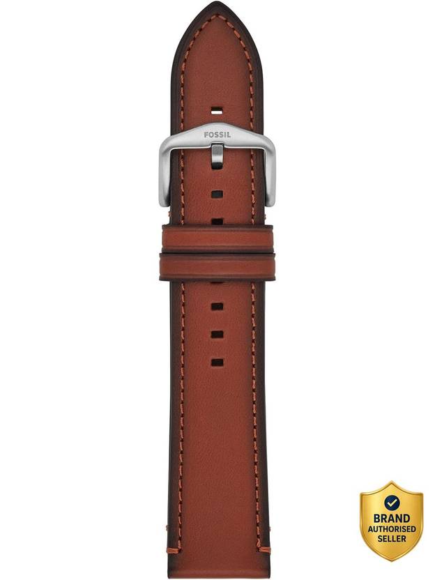 FOSSIL S221504 22 mm Genuine Leather Watch Strap