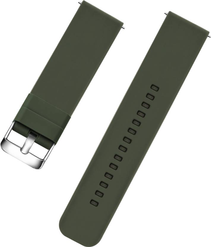 TIMEWEAR Strap with Quick Release Pin Sidebar, Compatible Watches with Lug width 22 mm Silicone Watch Strap