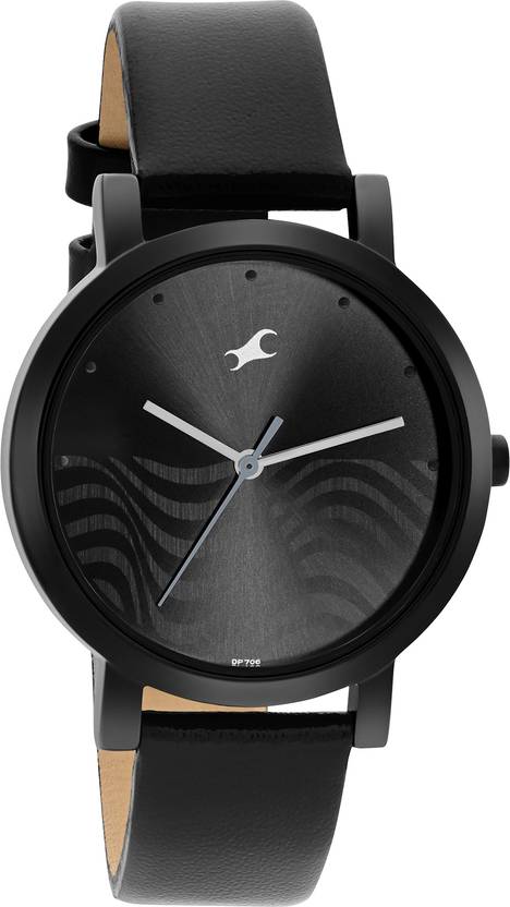 Fastrack watch black deals colour price