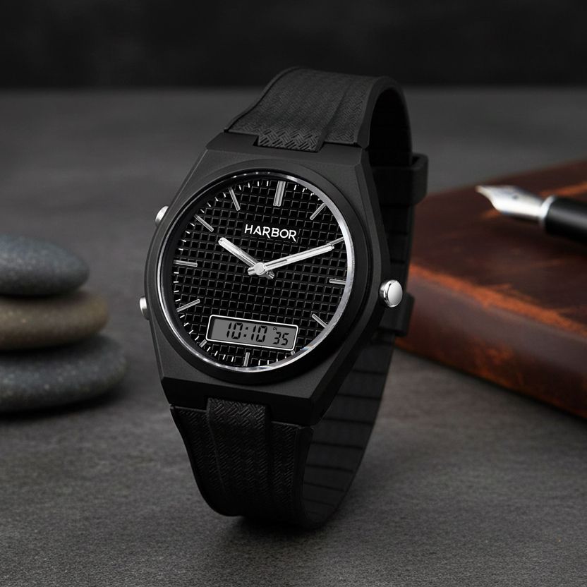 Harbor Contemporary Slim Analog-Digital Men's Watch - Image 7