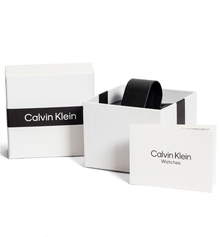 Calvin Klein Dapper Qtz Blue Rectangle Dial Men's Watch - Image 5