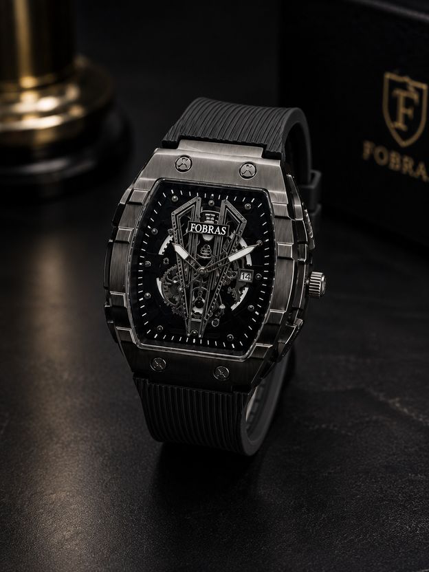 fobras Analog Watch - For Men FOB-MEN-BLK-001 - Image 1