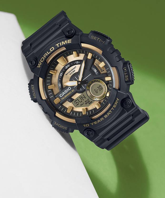 price history - Youth Combination ( AEQ-110BW-9AVDF ) Analog-Digital Watch - For Men AD206